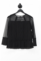 Basic Black Maje Blouse, size S