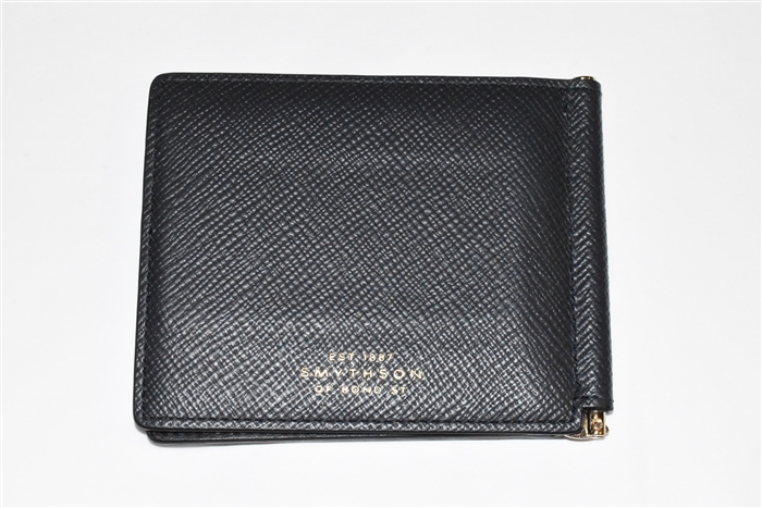 Navy Smythson Wallet, size O/S