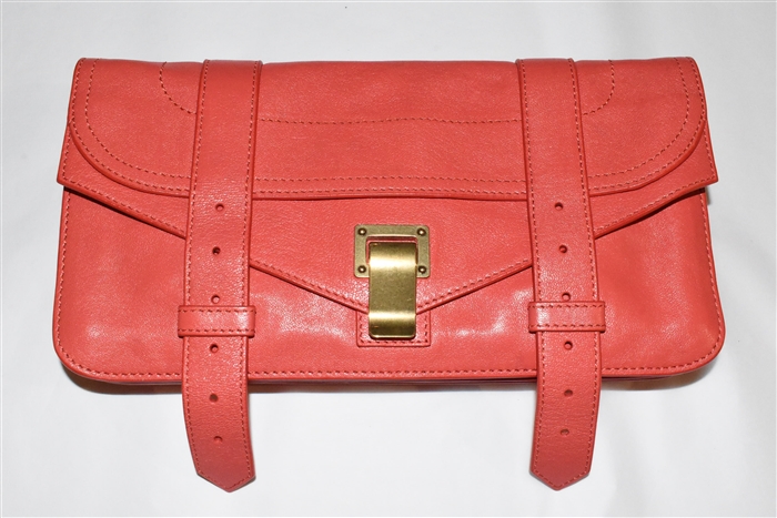 Coral Proenza Schouler Clutch, size M