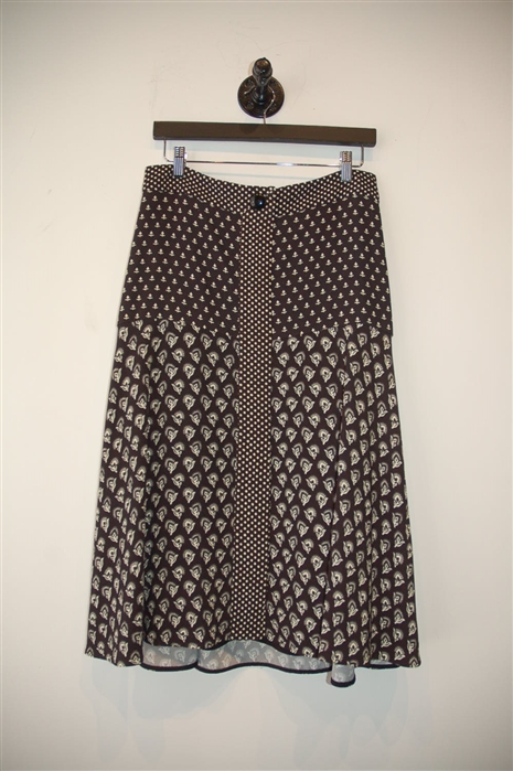 Black & White Proenza Schouler Midi Skirt, size 10