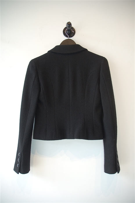 Basic Black Chanel Suit Jacket, size 4