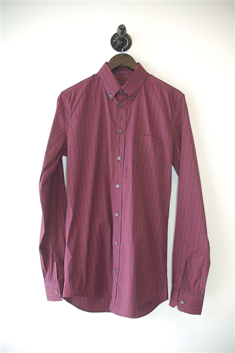 Check Gucci Button Shirt, size S