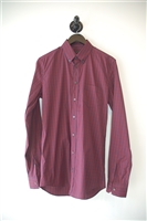 Check Gucci Button Shirt, size S