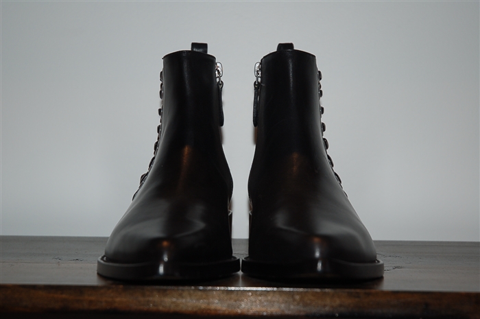 Black Leather Alexander McQueen Ankle Boots, size 10