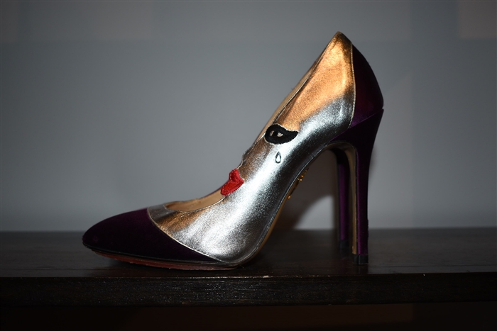 Deep Plum Charlotte Olympia Pumps, size 7