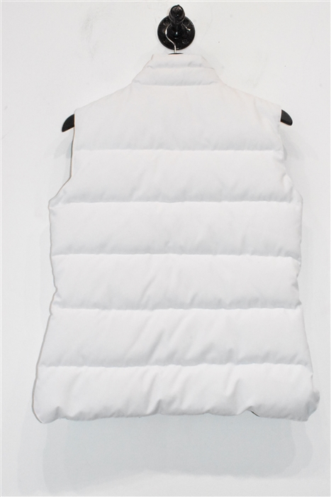 Bright White Canada Goose Puffer Vest, size M