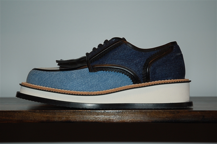 Denim Blue Givenchy Derby, size 7.5