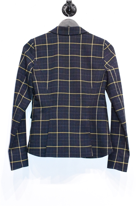 Navy Check Smythe Blazer, size 6
