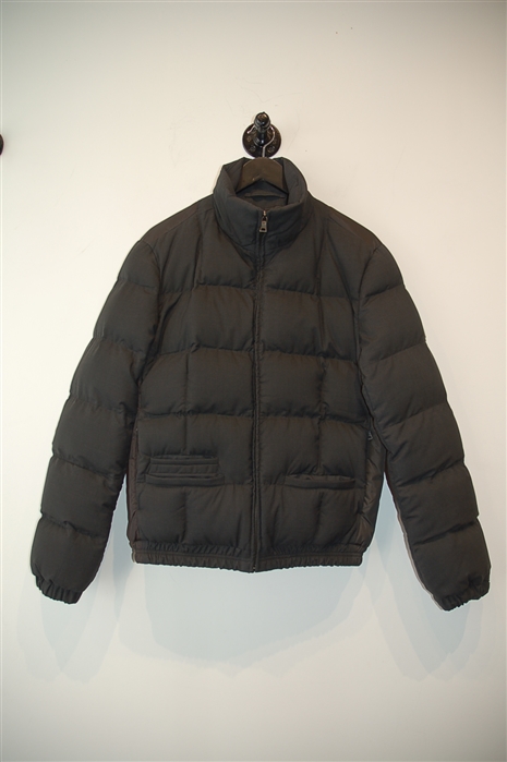 Charcoal Prada Puffer Jacket, size M