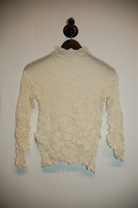 Cream Issey Miyake Pullover, size S