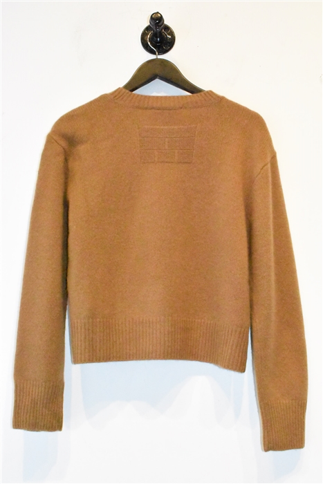Toffee Frame Cashmere Sweater, size M