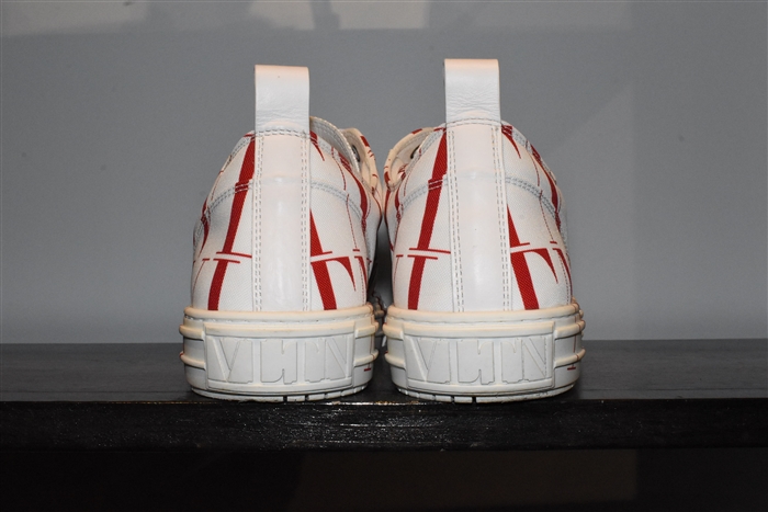 White & Red Valentino Sneaker, size 11