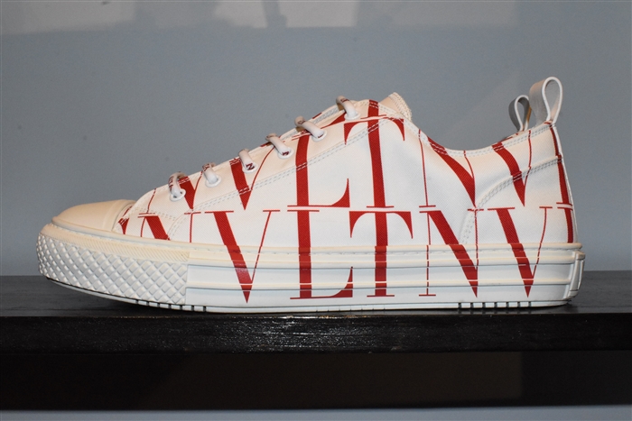 White & Red Valentino Sneaker, size 11