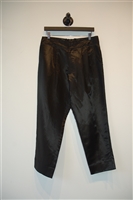 Satin Black Horses Atelier Trousers, size M
