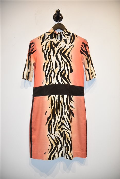 Animal Print Marc Cain Sheath Dress, size M