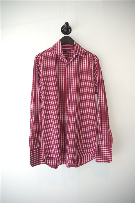 Deep Red DSquared2 Button Shirt, size L