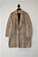 Animal Print Diane von Furstenberg Coat, size 12
