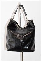 Black Patent Miu Miu Bucket Bag, size M