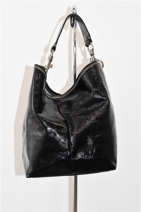 Black Patent Miu Miu Bucket Bag, size M