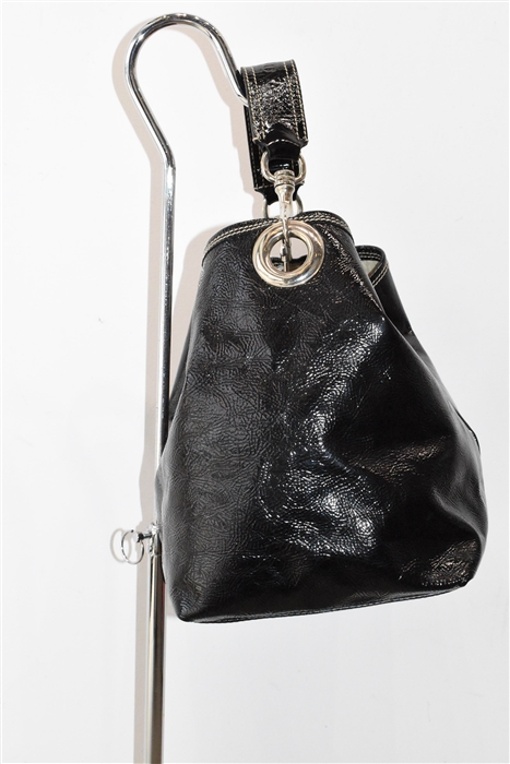 Black Patent Miu Miu Bucket Bag, size M