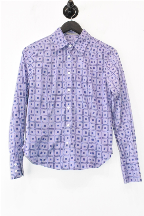 Geometric Etro Button Shirt, size 8
