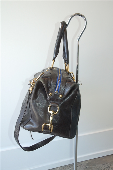 Black Leather Rebecca Minkoff Satchel, size L