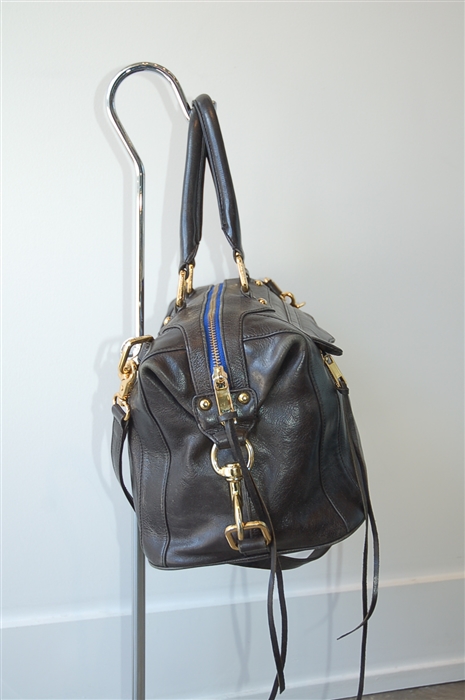 Black Leather Rebecca Minkoff Satchel, size L