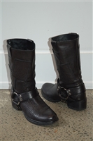 Black Leather Miu Miu Boots, size 10