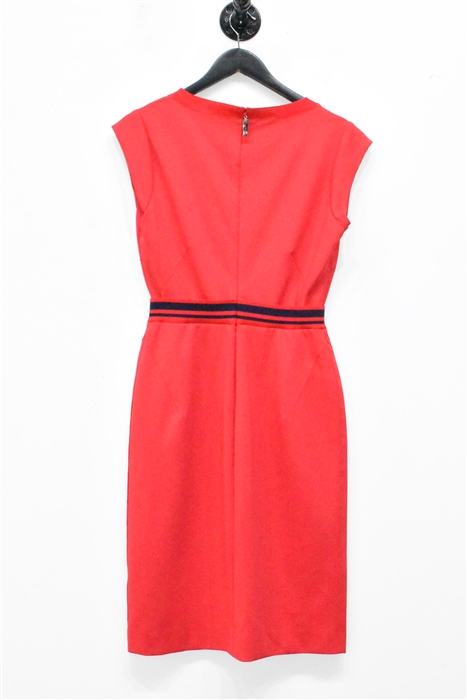Bright Red Escada Sheath Dress, size 6