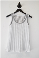 Bright White Marc Cain Tank Top, size M