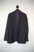 Black Pinstripe Etro Two-Piece Suit, size 42