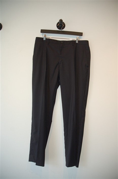 Black Pinstripe Etro Two-Piece Suit, size 42