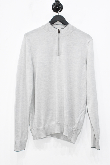 Heather Gray Emanuel Berg Pullover, size L