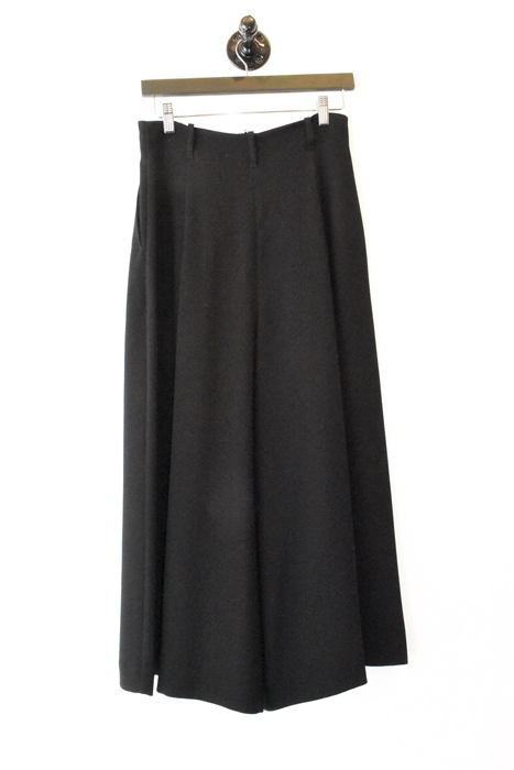 Basic Black Max Mara Wide-Leg Trousers, size 8
