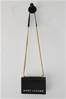 Black Leather Marc Jacobs Shoulder Bag, size S