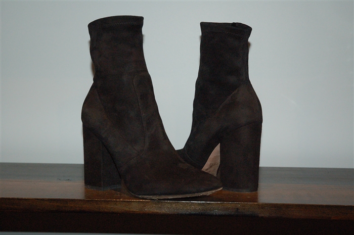 Black Suede Valentino Ankle Boots, size 6.5