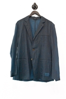 Deep Marine Hermes Sport Coat, size 42