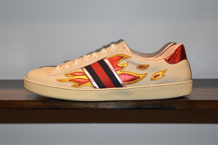 Pale Beige Gucci Sneaker, size 13