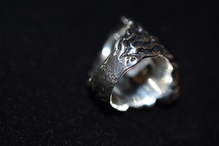 Silver Gucci Ring, size O/S
