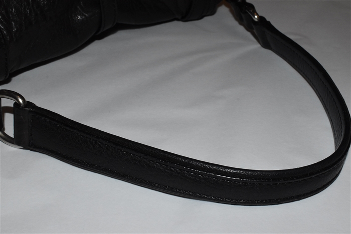 Black Leather Miu Miu Satchel, size S