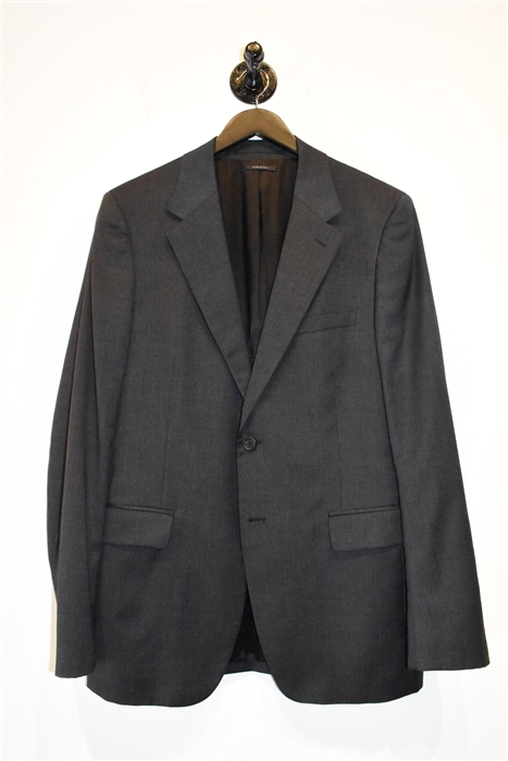 Charcoal Stripe Prada Two-Piece Suit, size 42