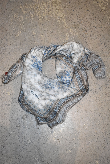 Moroccan Max Mara Silk Scarf, size O/S