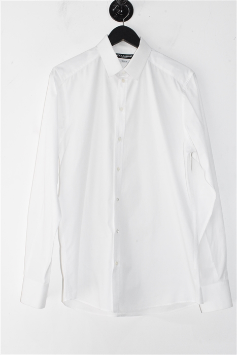 Soft White Dolce & Gabbana Button Shirt, size L