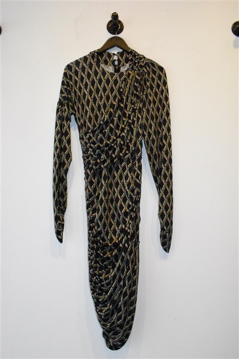 Geometric Preen Jersey Dress, size M