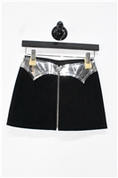 Black Suede MM6 Micro Skirt, size 2