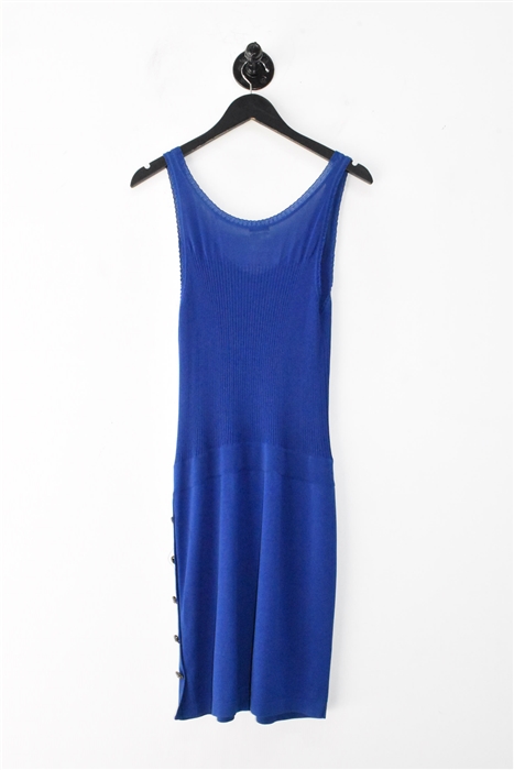Primary Blue Chanel Sheath Dress, size 8