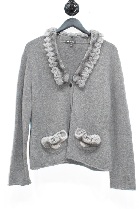 Gray Melange Loro Piana Cardigan, size 6