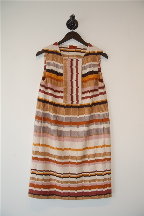 Striped Missoni Sweater Dress, size 10