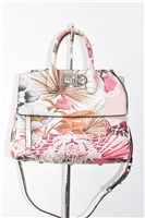 Floral Salvatore Ferragamo Satchel, size M