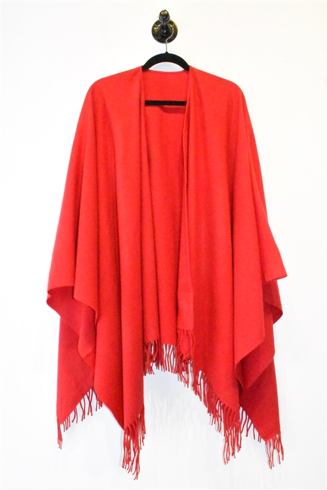 Bright Red Moschino - Boutique Shawl, size O/S